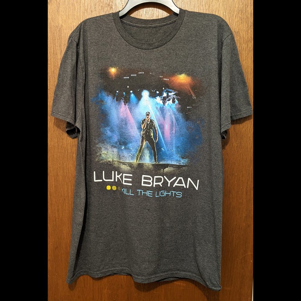 Luke Bryan Kill the Lights Concert T-Shirt Mens L - Picture 1 of 2